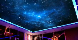 Натяжной потолок звездное небо Кинешма, цена от 5365 руб.