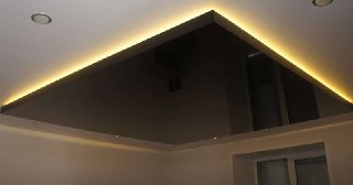 Натяжной потолок с подсветкой Кинешма, цена от 2155 руб.